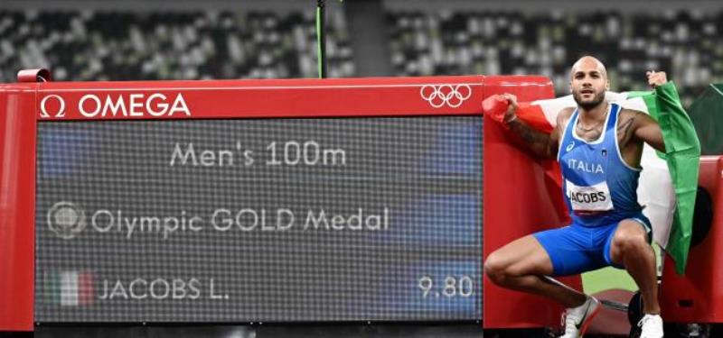 Lamont Marcell Jacobs gana el oro olímpico en los 100 metros para Italia
