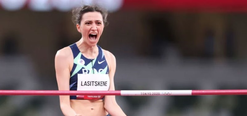 Mariya Lasitskene de Rusia gana el salto alto en Zurich