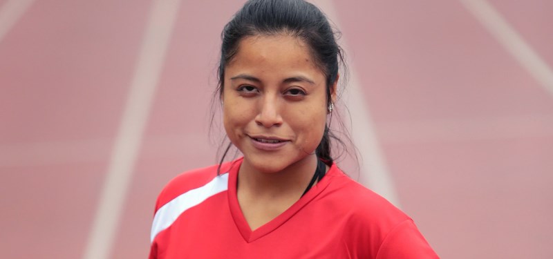 Melissa Baldera, la velocista que estudió masoterapia y estará en Tokio 2020