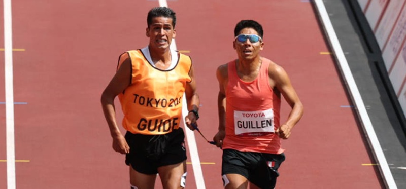 Rosbill Guillen se ubicó 7mo. en la general de los 5,000m. en Juegos Paralimpicos Tokio 2020