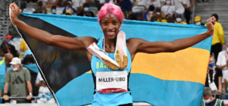 Shaunae Miller-Uibo de Bahamas retiene el título olímpico de los 400 metros