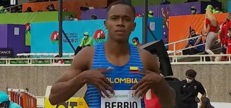 El colombiano Berrio, subcampeón mundial U20 de salto en largo