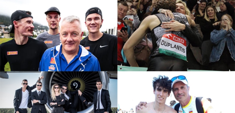 Mucho más que figuras paternas: Los padres-entrenadores del mundo del atletismo