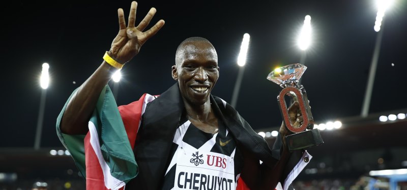Keniata Timothy Cheruiyot ganó los 1,500 m de la Liga de Diamante en Zúrich