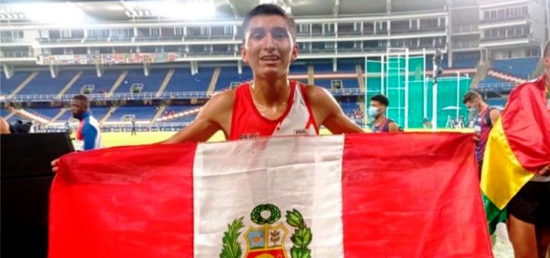 Jose Luis Chaupin gana el bronce en los 5mil de los Juegos Panamericanos Junior