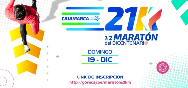 Media Maratón del Bicentenario se realizará el 19 de diciembre en Cajamarca