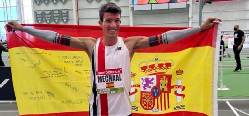 Español Adel Mechaal bate el récord de Europa indoor de 3.000 metros (7:30.82)