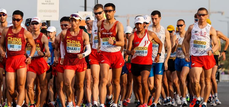 Inga (16) y Campos (33) culminaron participación en Mundial de Marcha en Omán