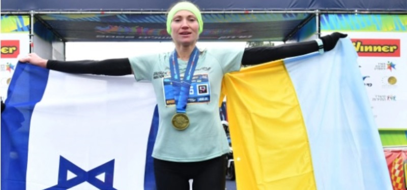Corredora ucraniana Valentyna Veretska ganó la Maratón de Jerusalén