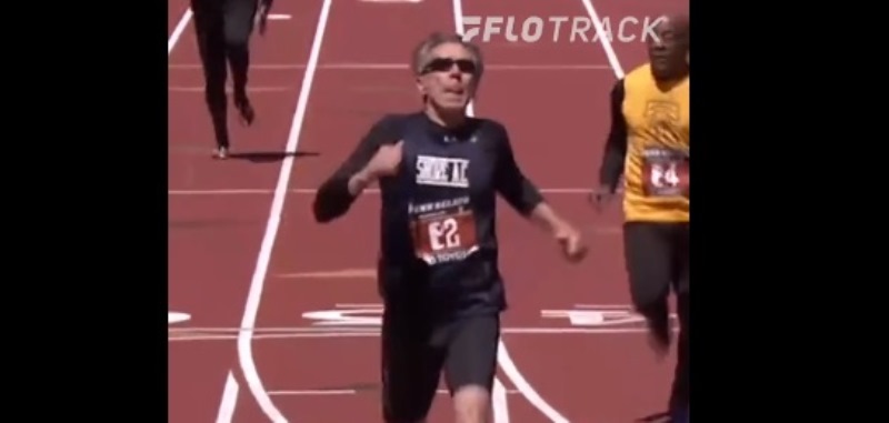 Michael Kish el veterano más rápido del mundo corre los 100m en 13.47
