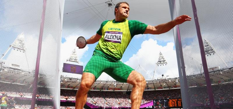 Atletas Olímpicos: Alekna; laureado olímpico, mundial y escolta personal
