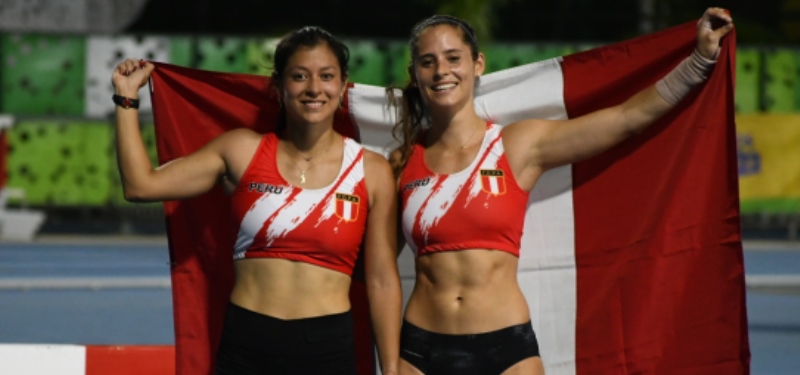 Hein y Arévalo logran el oro y plata en Juegos Bolivarianos en la pértiga