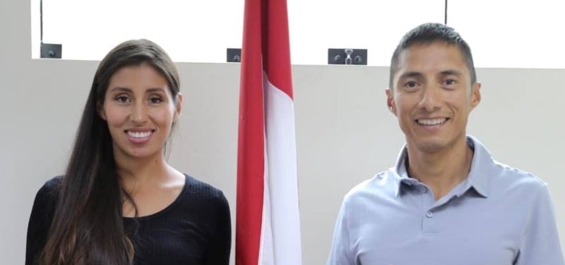 Kimberly García y Andrés Chocho tuvieron reunión técnica con el COP, IPD y FPA