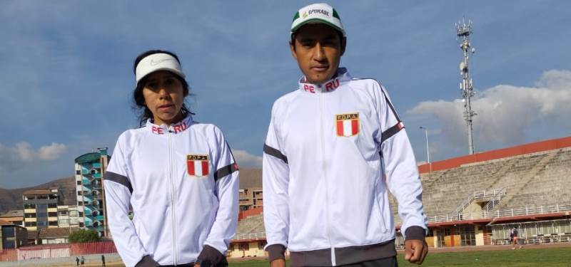 Peruanos Katia Sullca y Diego León corren en Sudamericano de Trail en Argentina