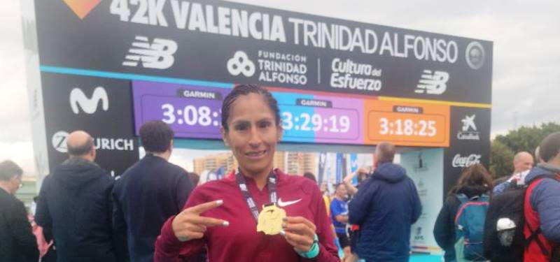 Gladys Tejeda clasifica al mundial de Budapest y a los Panamericanos Santiago 2023