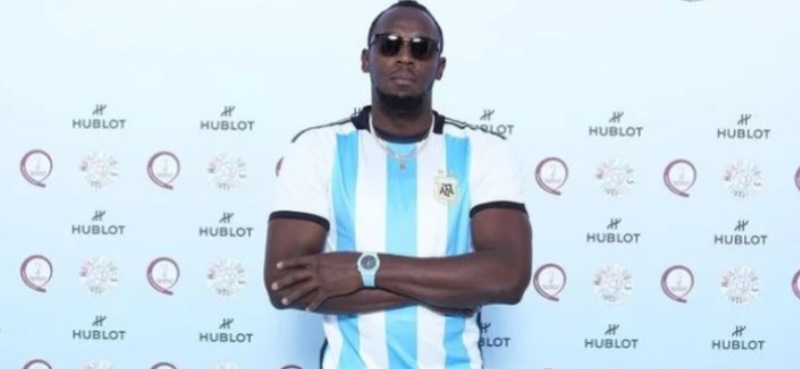 Usain Bolt, su amor por el fútbol y su admiración por Messi están vigentes