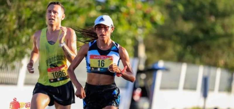 Talía Valdivia logra el segundo puesto en la Media Maratón de San Blas