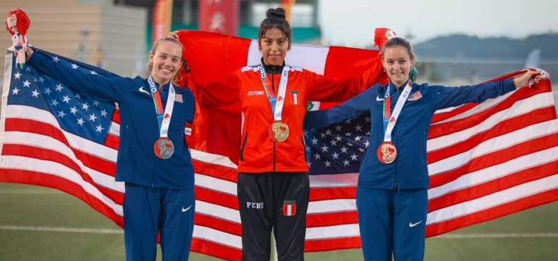 Verónica Huacasi es la campeona panamericana U20 de los 3,000 con obstáculos