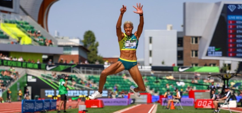 Yulimar Rojas gana su tercer título de la Liga de Diamante en Eugene