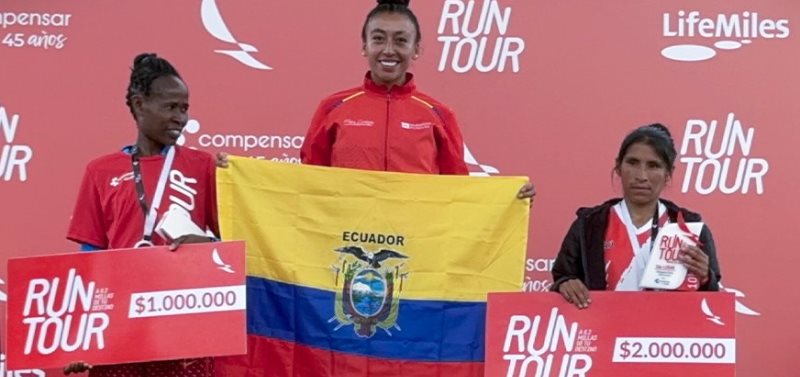 Peruanos suben al podio en la carrera RunTour Avianca 10kms en Colombia