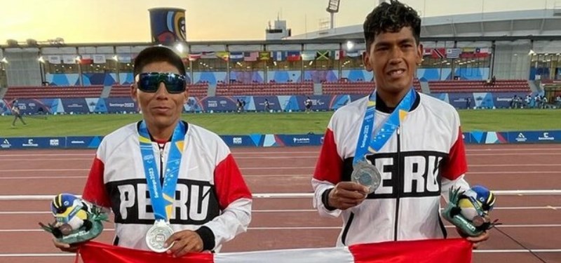 Rosbill Guillen gana su segunda medalla de plata en los 1,500 m Santiago 2023