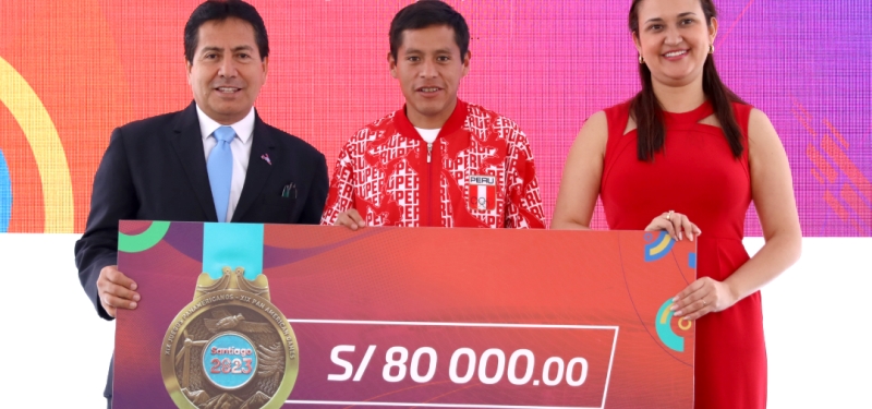 IPD entregó los incentivos económicos a medallistas de Juegos Panamericanos Santiago 2023