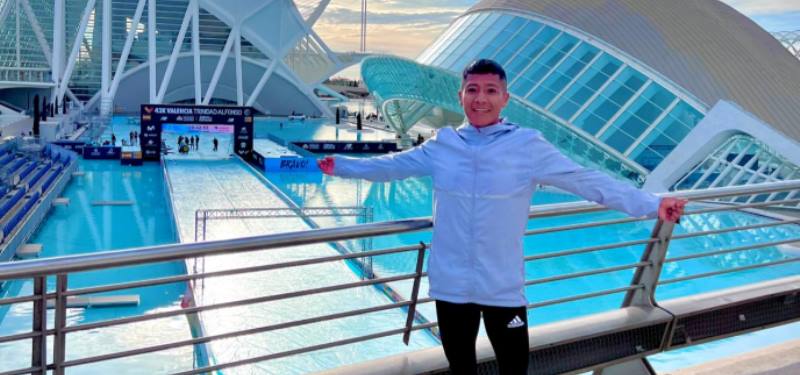 Nelson Ito corre el domingo la Maratón de Valencia