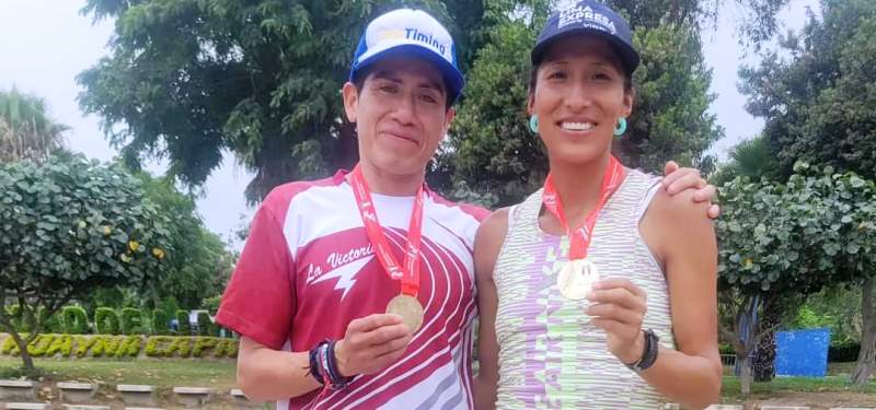 Ulises Martín y Jovana de la Cruz campeones nacionales del Cross Country