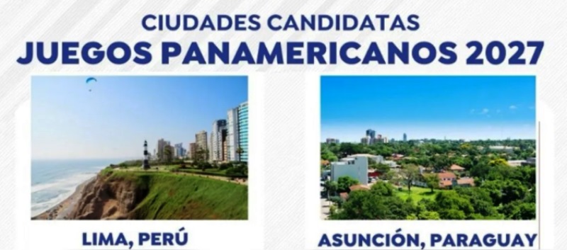Lima y Asunción, ciudades candidatas a los Juegos Panamericanos 2027