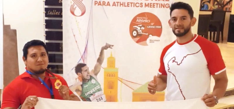 Kenny Pacheco gana el oro en el disco en Gran Prix Marruecos de Paratletismo