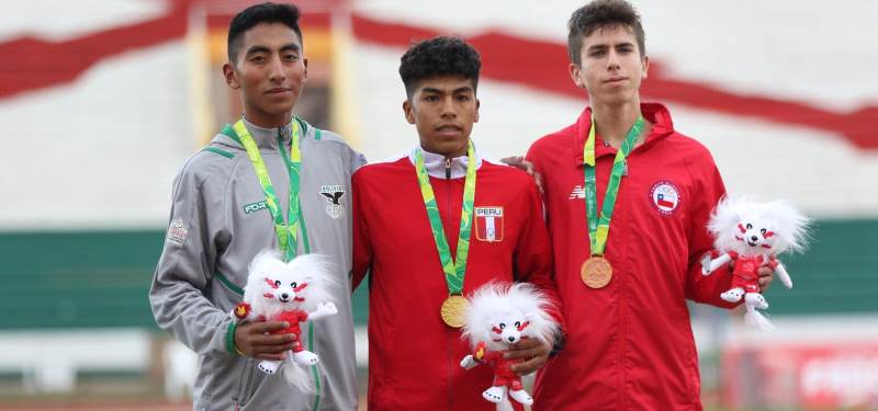 Jornada de medallas para el atletismo peruano en Juegos Bolivarianos de la Juventud
