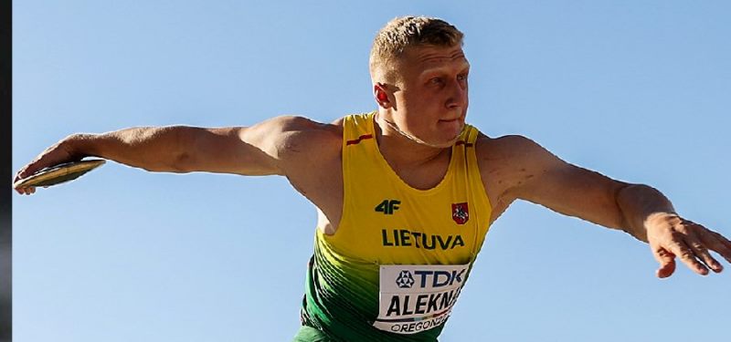 Lituano Mykolas Alekna bate récord mundial de disco con 74.35m en Oklahoma