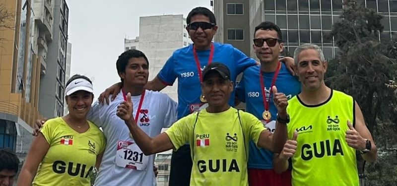 Voluntarios guiarán a atletas con discapacidad visual en el “ironman 70.3” en Lima