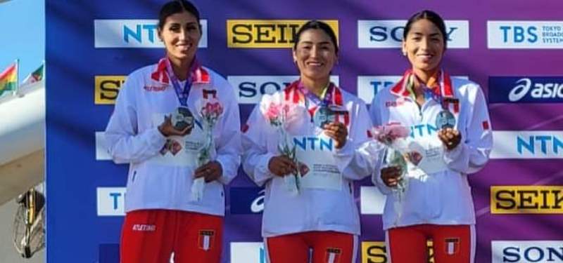 Perú en la gloria mundial con Kimberly García, Evelyn Inga y Mary Luz Andia