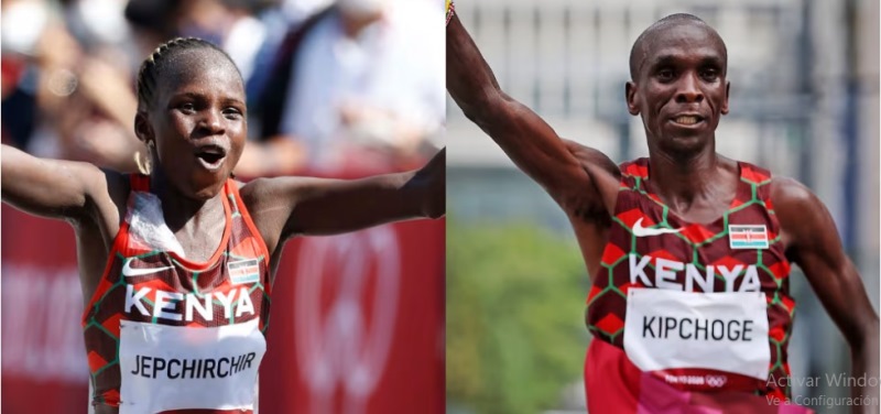Kipchoge y Jepchirchir lideran el “dream team” keniano de maratón para los Juegos de París