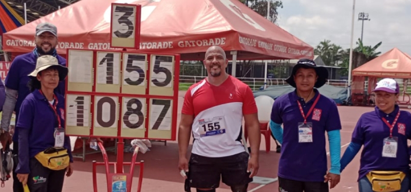 Carlos Felipa gana el oro en el Meeting de Occidente 2024 de paratletismo