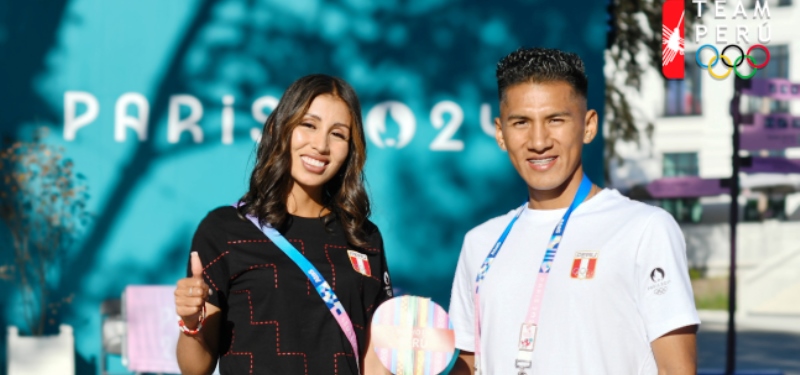 Kimberly García llegó a París para competir en los Juegos Olímpicos 2024