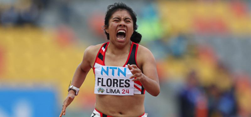 Dayana Flores no pudo en los exigentes 1500 metros planos de Lima 2024