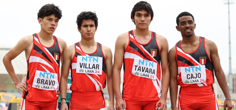 Relevos peruanos masculino logran el mejor tiempo de temporada en Mundial U20