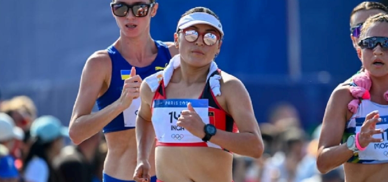 Evelyn Inga en su debut olímpico hace historia logra el diploma olímpico y se ubica octava