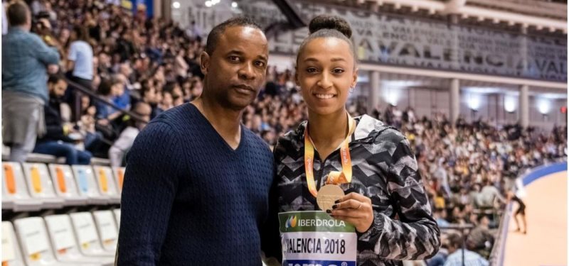 La española Ana Peleteiro deja a su entrenador Iván Pedroso