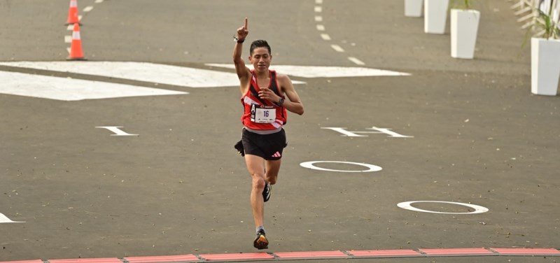Ulises Ambrocio, es el Campeón Sudamericano de Maratón realizado en Buenos Aires