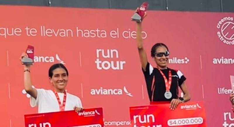 Peruanas Gladys Tejeda y Saida Meneses dominaron el Run Tour Avianca 2024