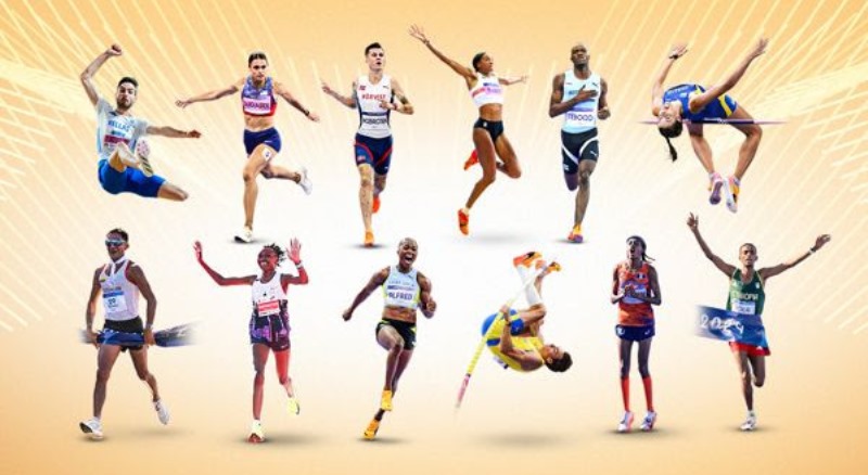 World Athletics anuncia a los finalistas de los premios mundiales de atletismo 2024
