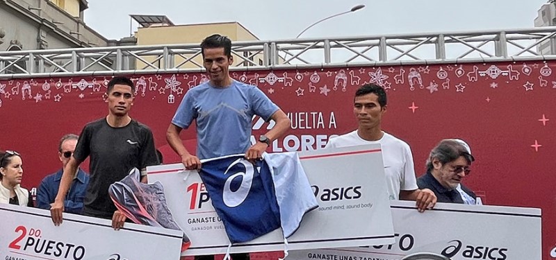 Ferdinan Cereceda y Sheyla Paúcar ganan la Vuelta a Miraflores 8K