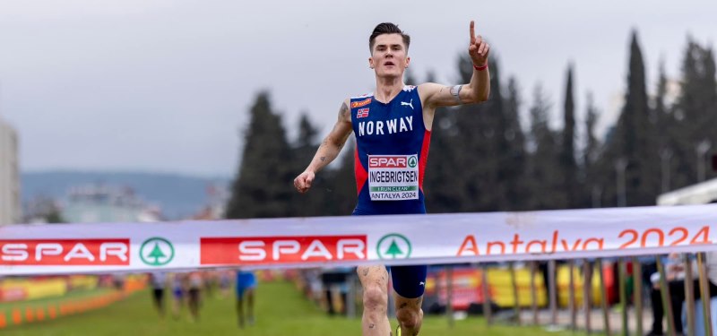 Jakob Ingebrigtsen domina el Cross Country Europeo realizado en Turquía