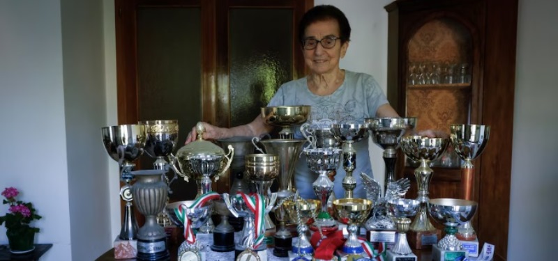 La increíble historia de Emma Mazzenga, la atleta que rompe récords a los 90 años