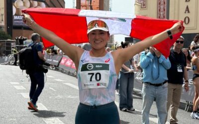 Marchista peruana Evelyn Inga es subcampeona del Gran Premio Internacional de Marcha