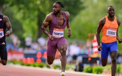 Jamaicano Kishane Thompson logra la mejor marca mundial de los 100m. (9.75)