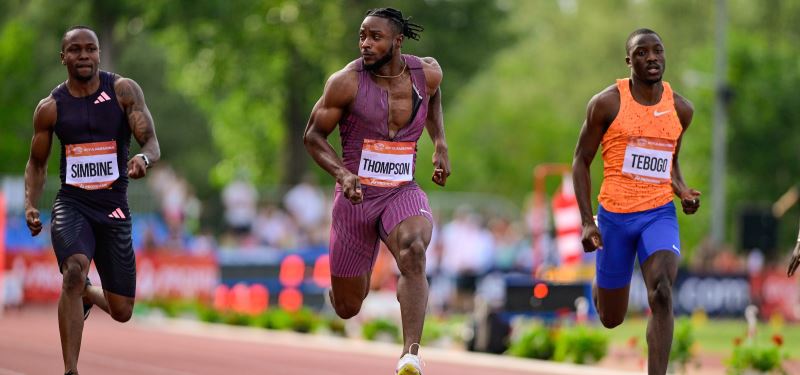Jamaicano Kishane Thompson logra la mejor marca mundial de los 100m. (9.75)